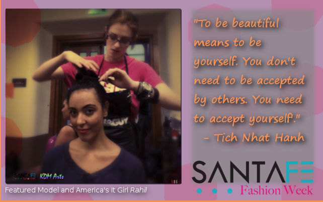 Rahil America's It Girl was a featured model walking our runway at Santa Fe Fashion Week 2014