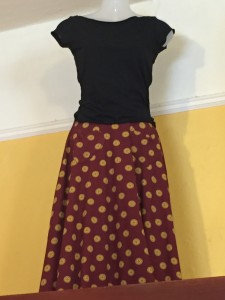 SFFW Maroon and Gold Skirt